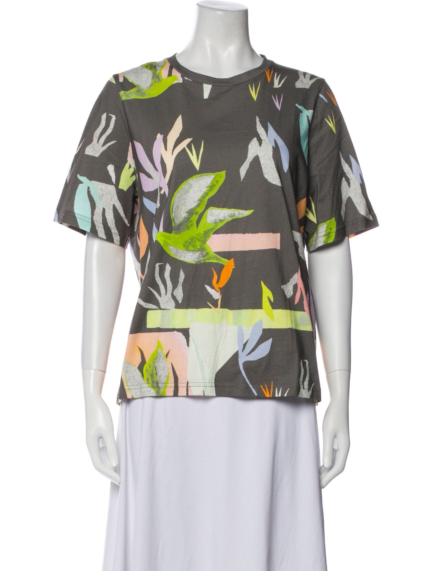 Stine Goya Printed Crew Neck T-Shirt w/ Tags