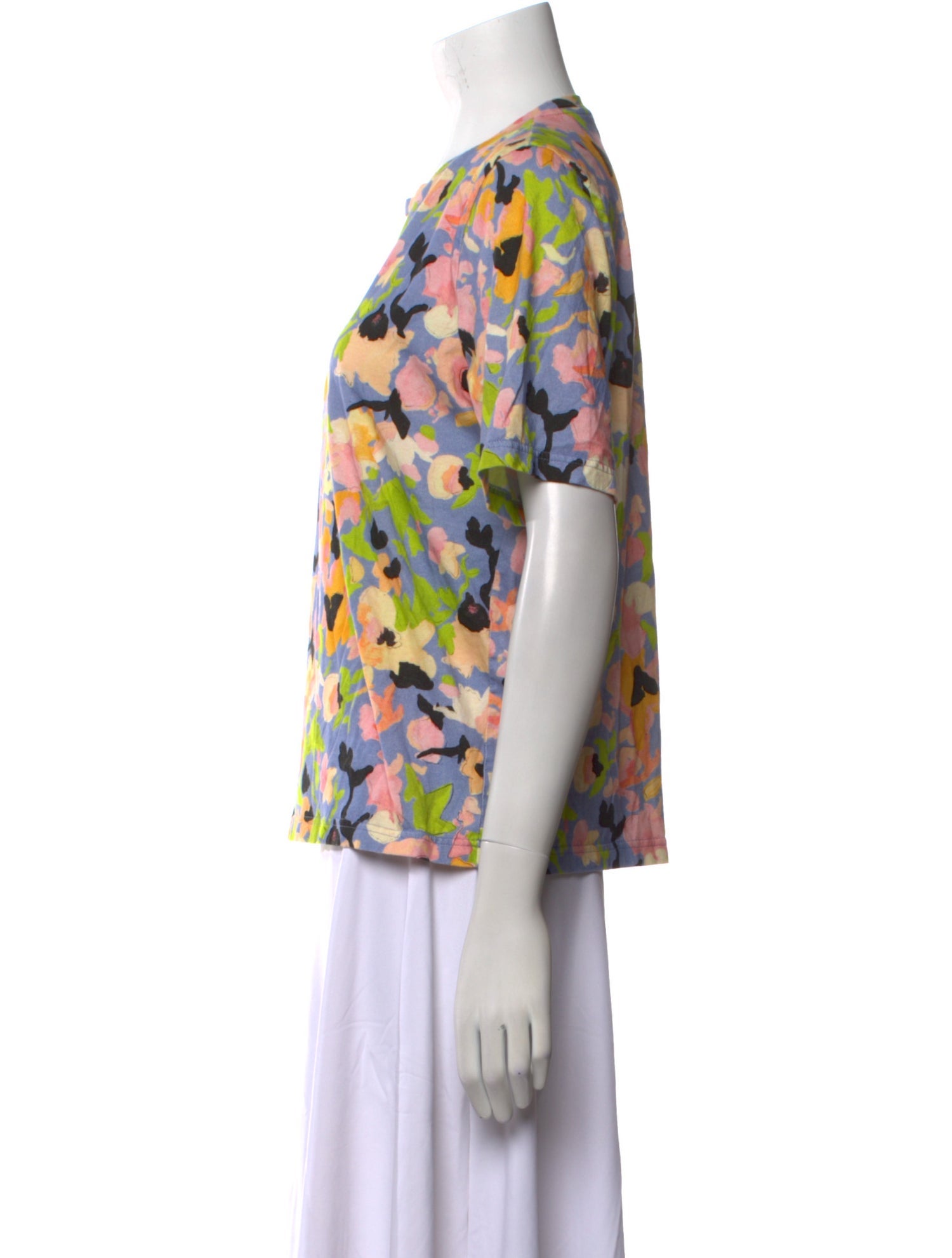 Stine Goya Floral Print Crew Neck T-Shirt