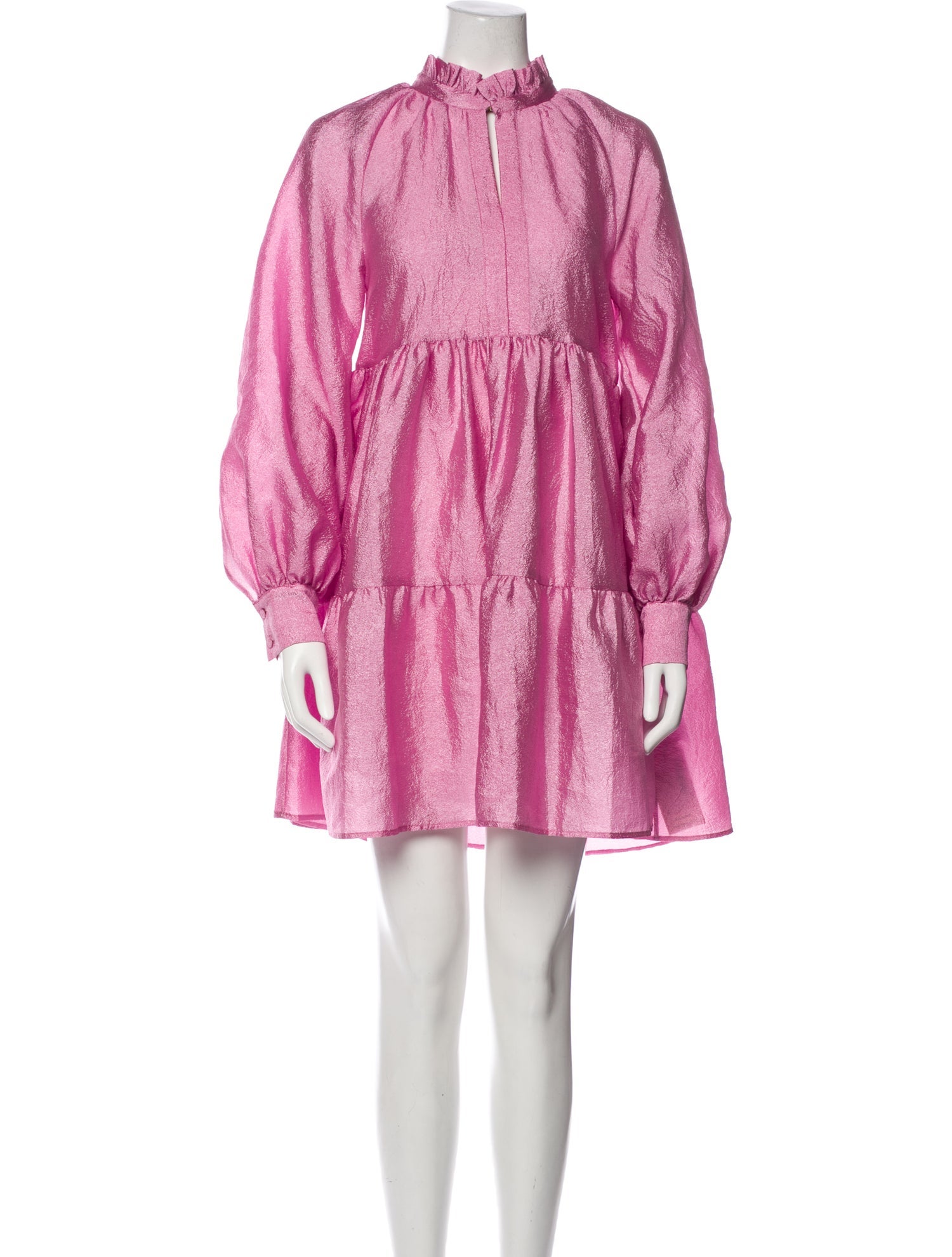 Stine Goya Mock Neck Mini Dress