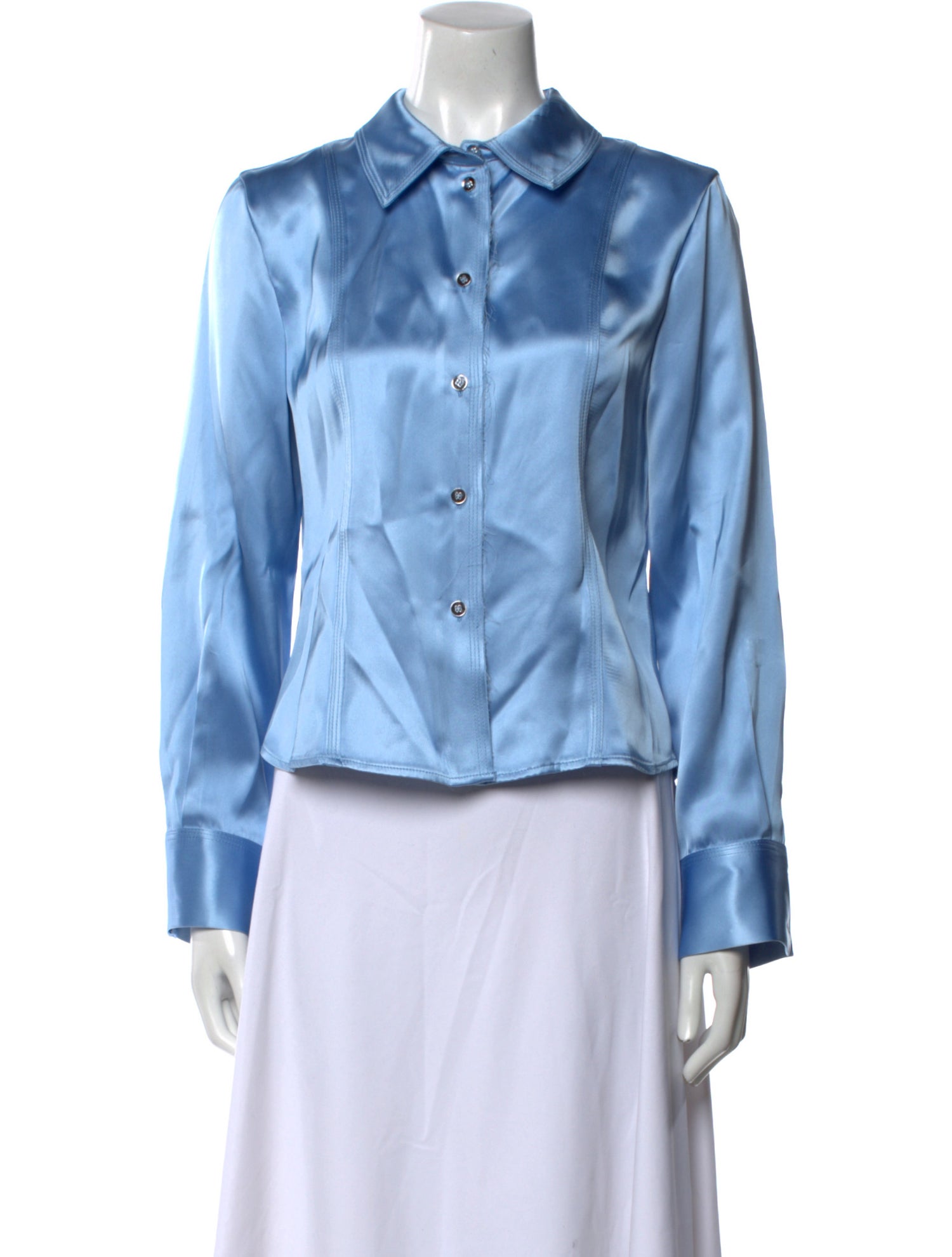 Stine Goya Long Sleeve Button-Up Top