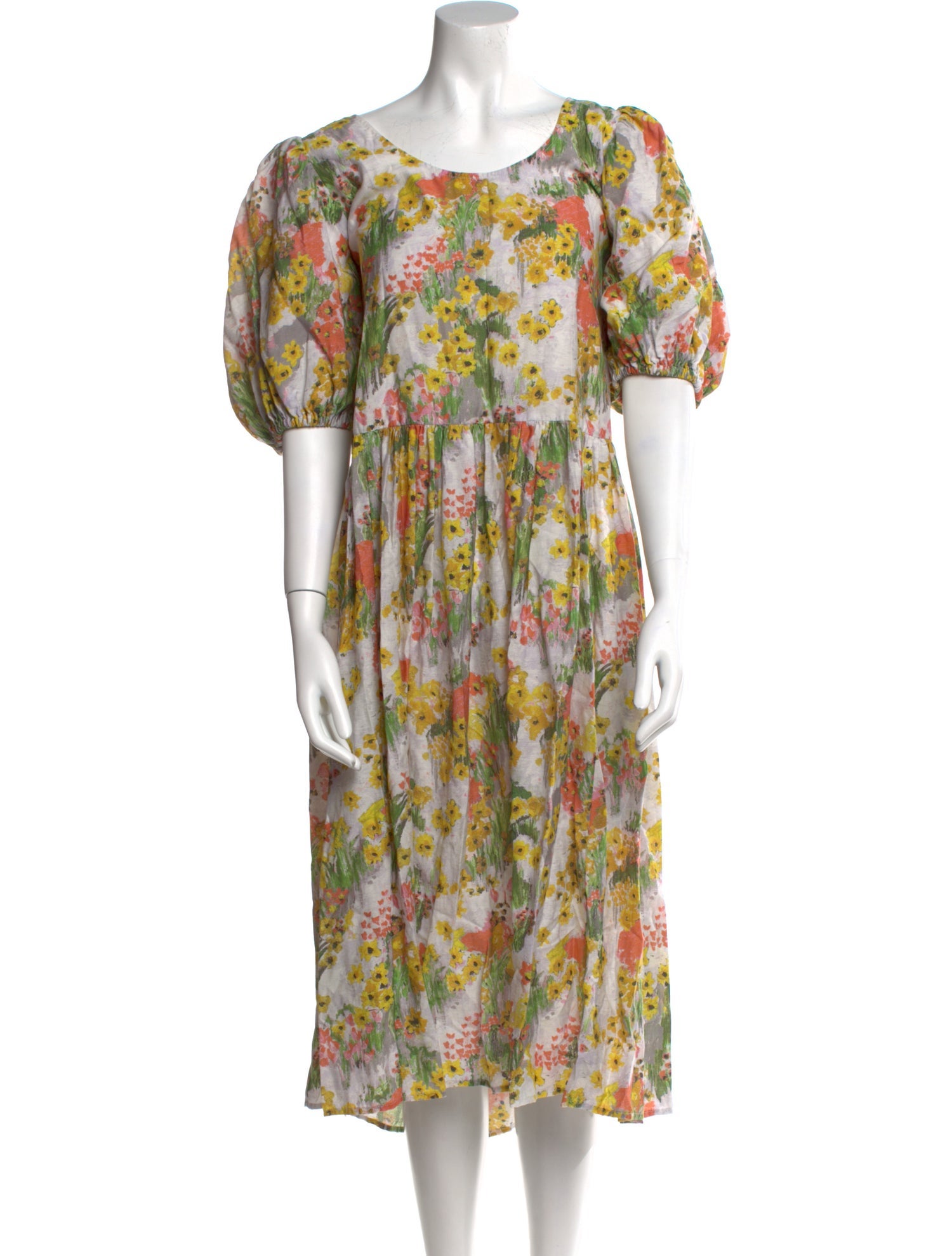 Stine Goya Floral Print Midi Length Dress