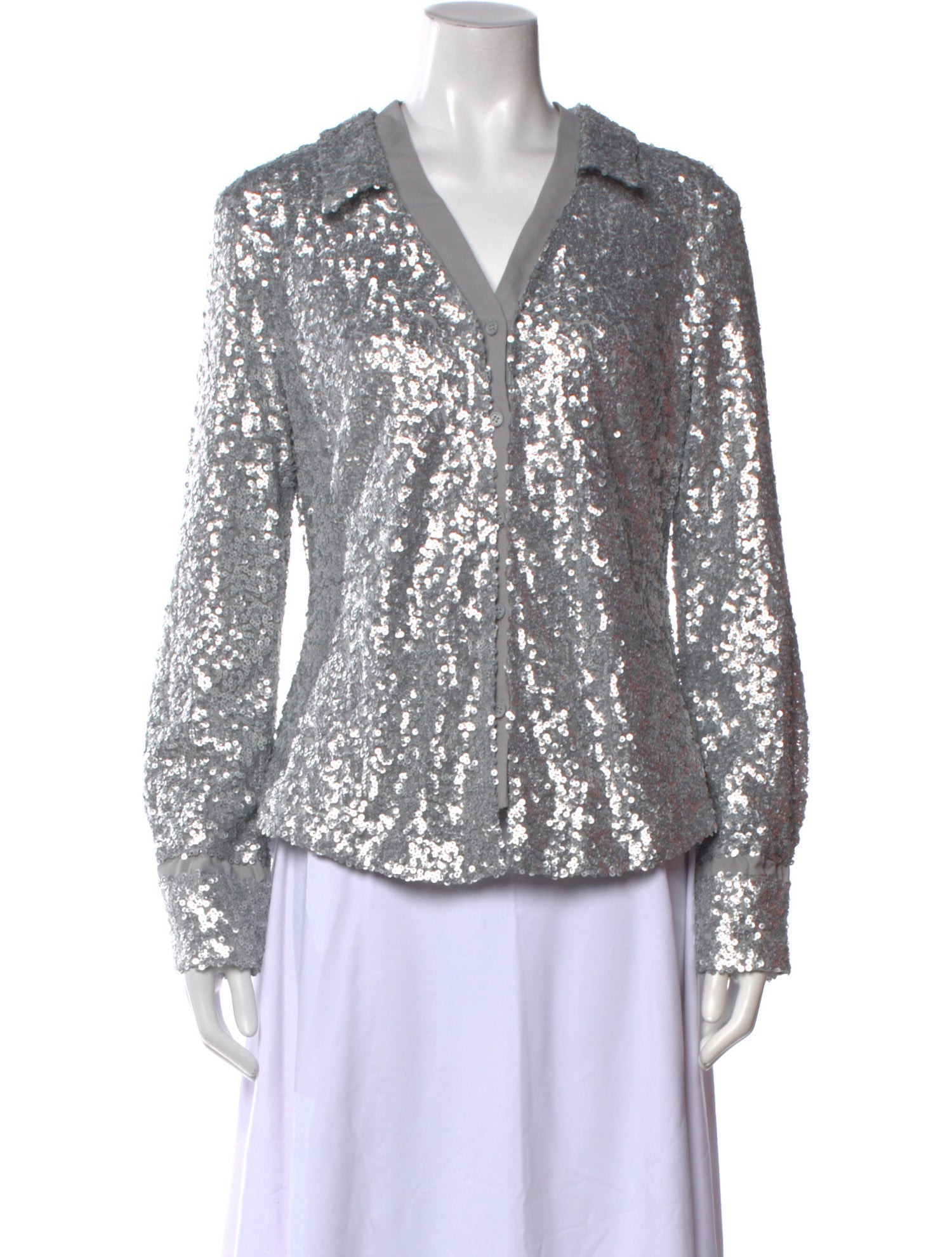 Stine Goya V-Neck Long Sleeve Blouse w/ Tags