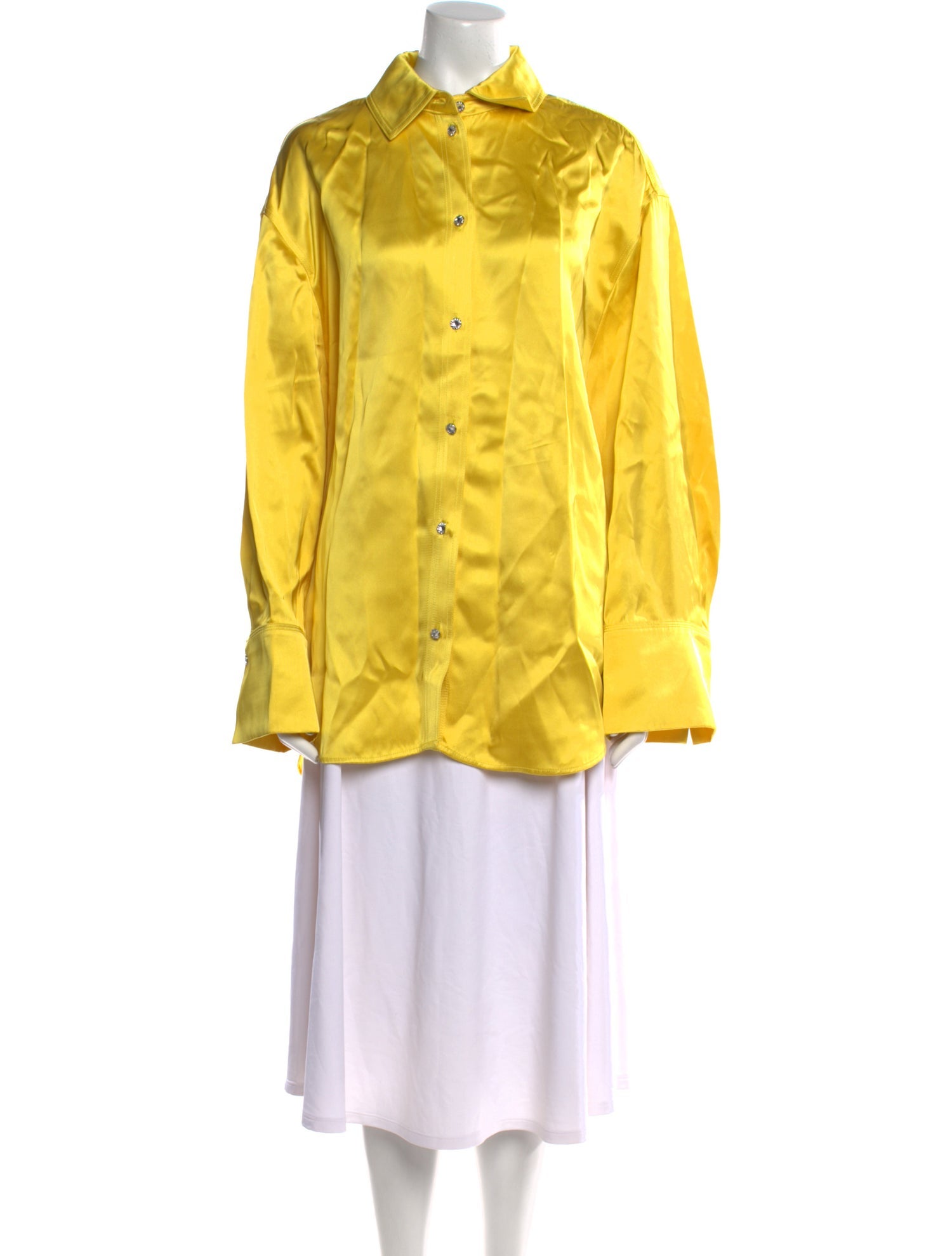 Stine Goya Long Sleeve Button-Up Top