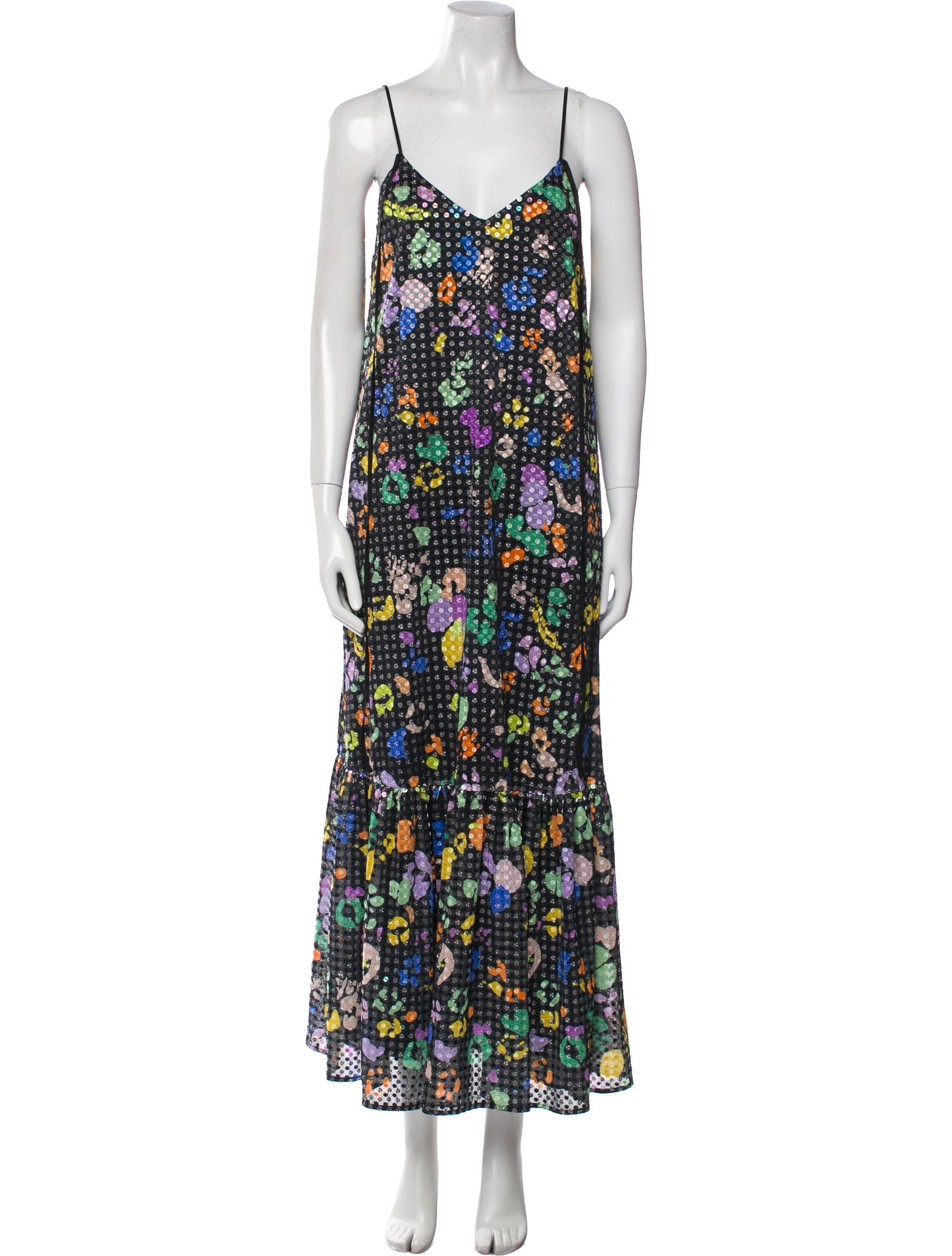Stine Goya Floral Print Midi Length Dress