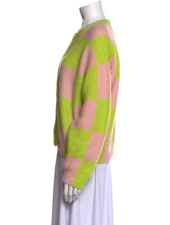 Stine Goya Plaid Print Crew Neck Sweatshirt