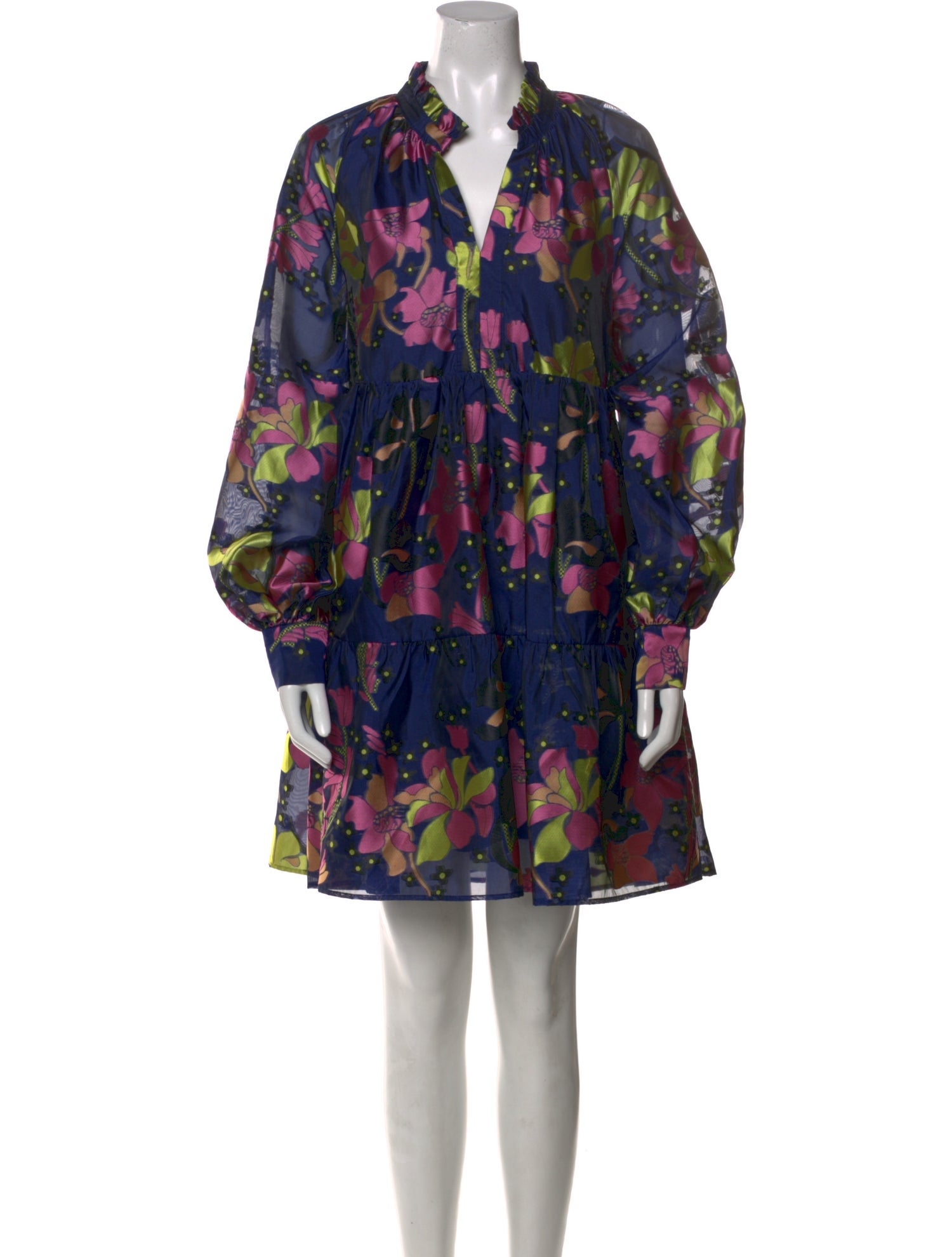 Stine Goya Floral Print Mini Dress