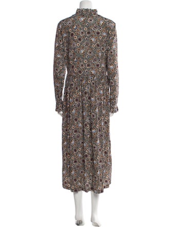 Stine Goya Floral Print Midi Length Dress