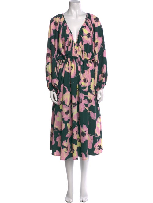 Stine Goya Floral Print Midi Length Dress