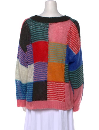 Stine Goya Printed Scoop Neck Sweater