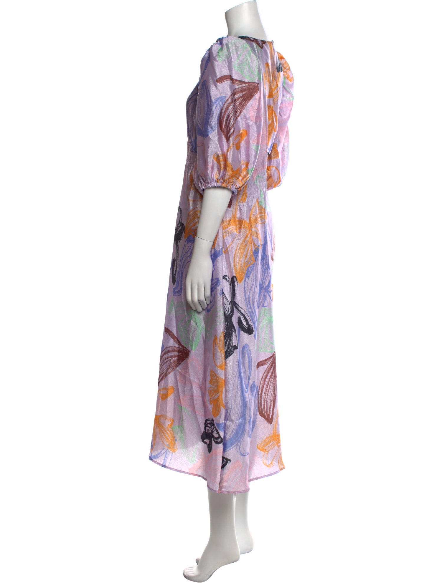 Stine Goya Printed Knee-Length Dress