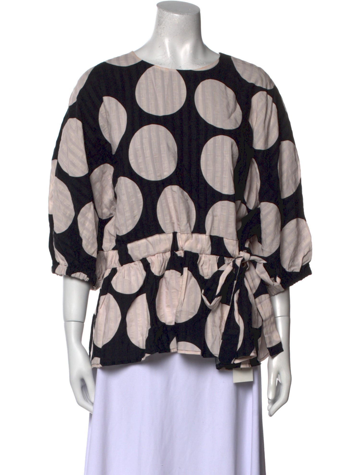 Stine Goya Printed Scoop Neck Blouse