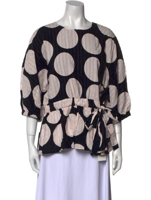 Stine Goya Printed Scoop Neck Blouse