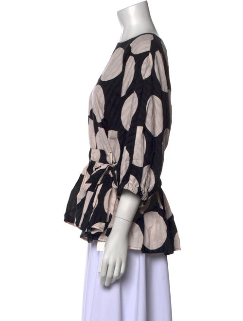 Stine Goya Printed Scoop Neck Blouse