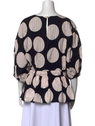 Stine Goya Printed Scoop Neck Blouse