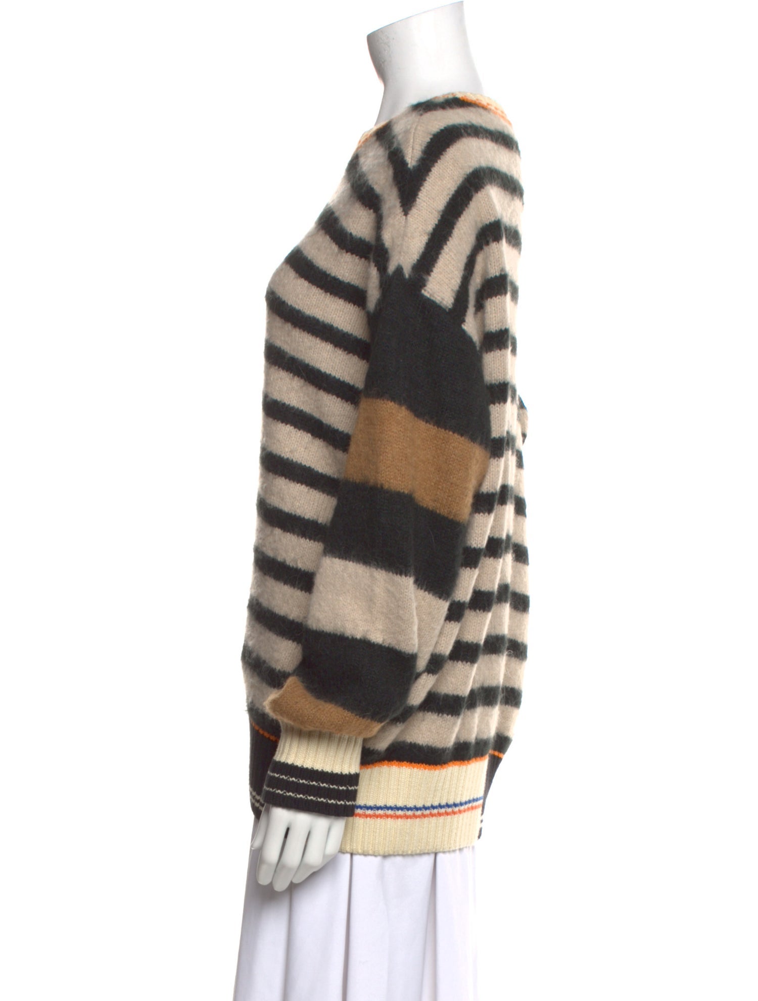 Stine Goya Striped Scoop Neck Sweater
