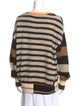 Stine Goya Striped Scoop Neck Sweater
