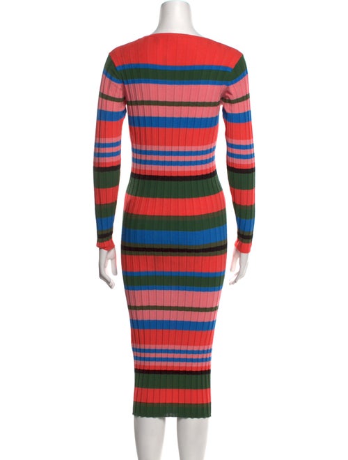 Stine Goya Striped Midi Length Dress