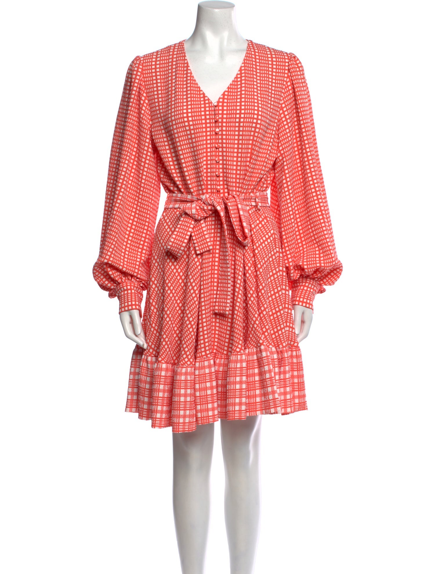 Stine Goya Plaid Print Mini Dress w/ Tags