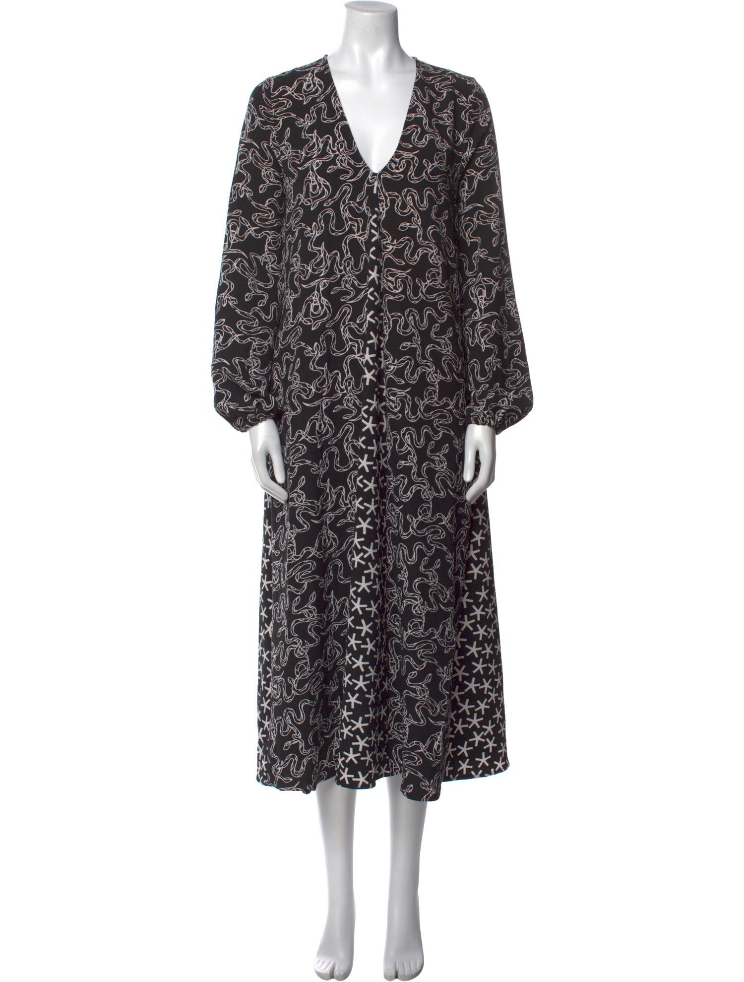 Stine Goya Printed Long Dress