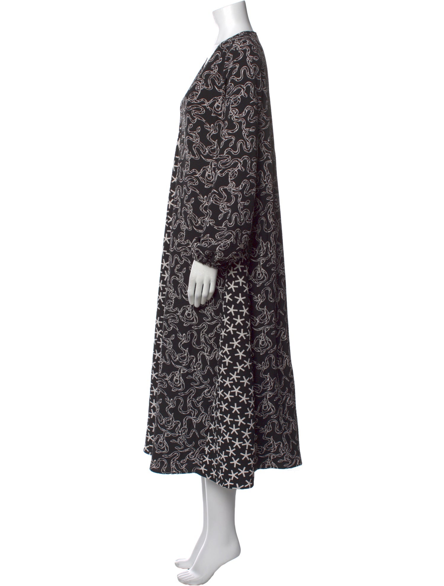 Stine Goya Printed Long Dress