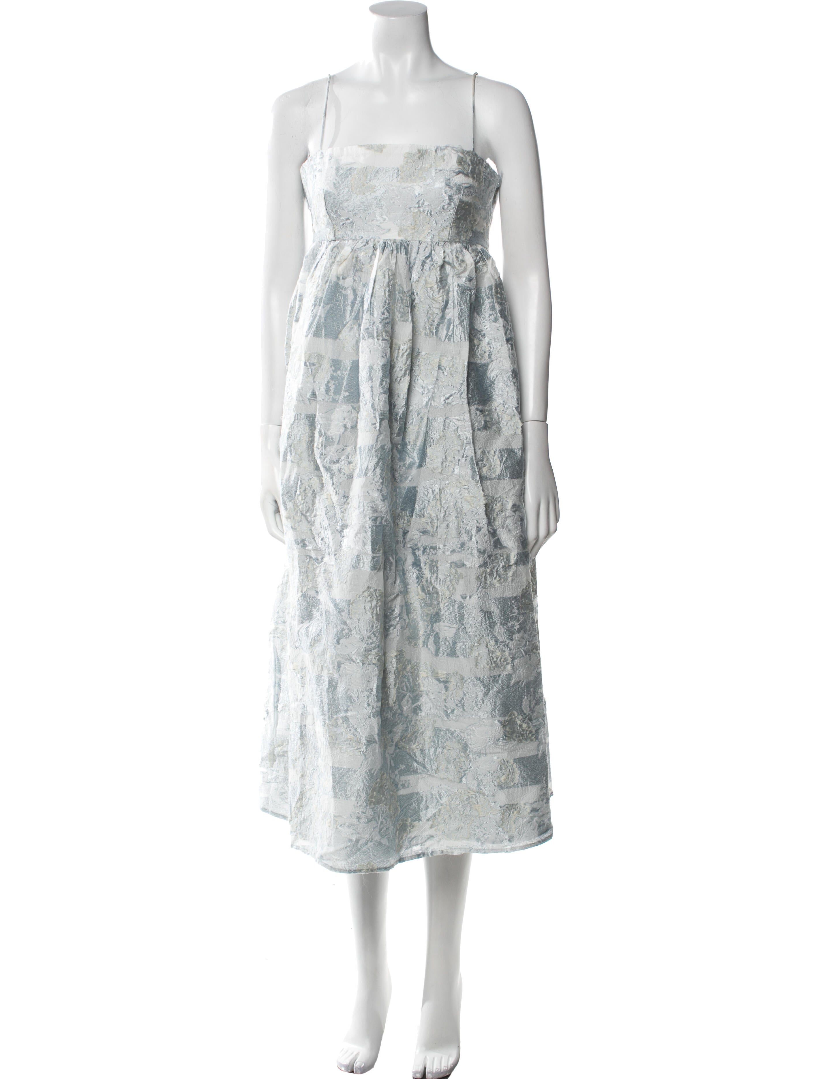 Stine Goya Floral Print Midi Length Dress