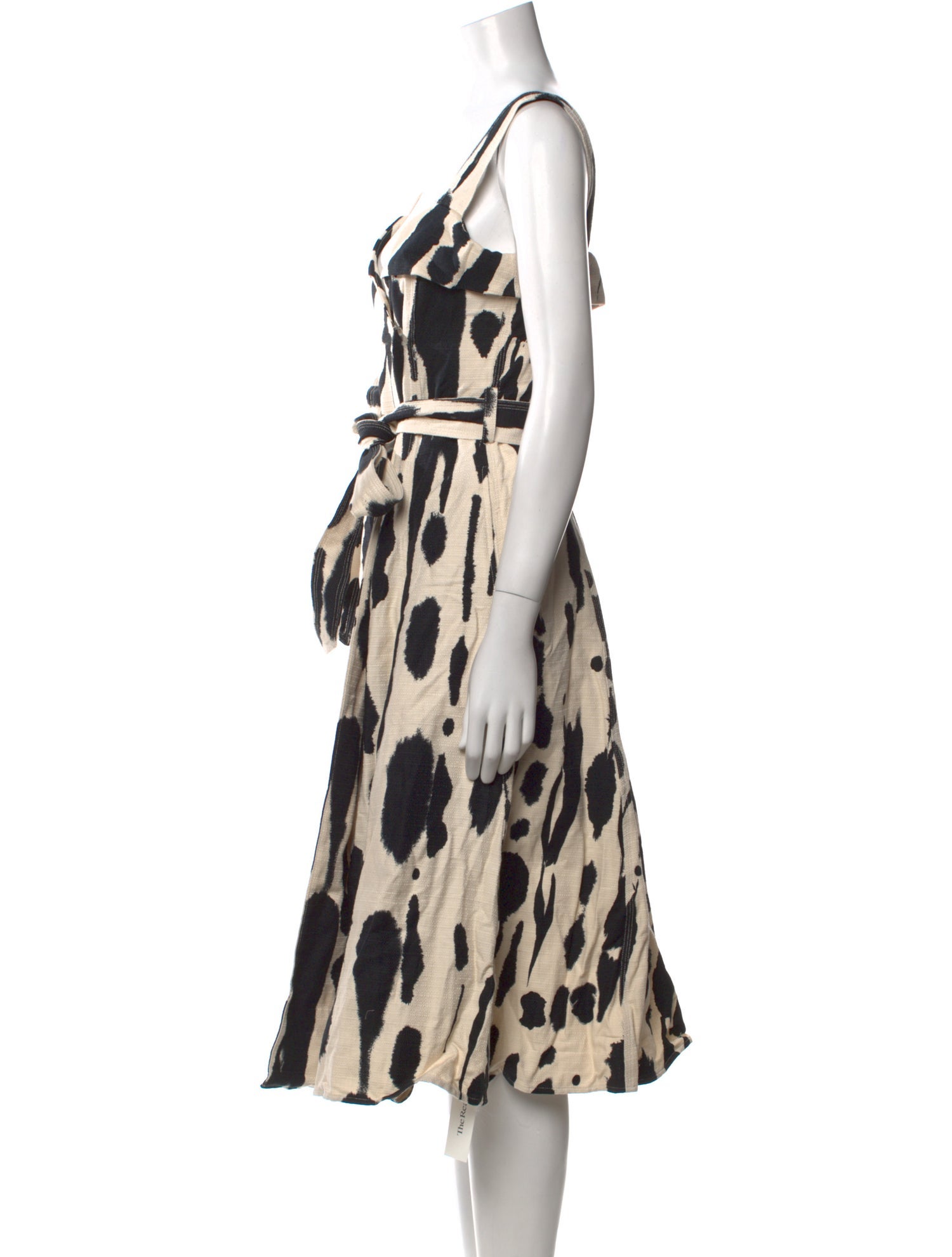 Stine Goya Animal Print Midi Length Dress