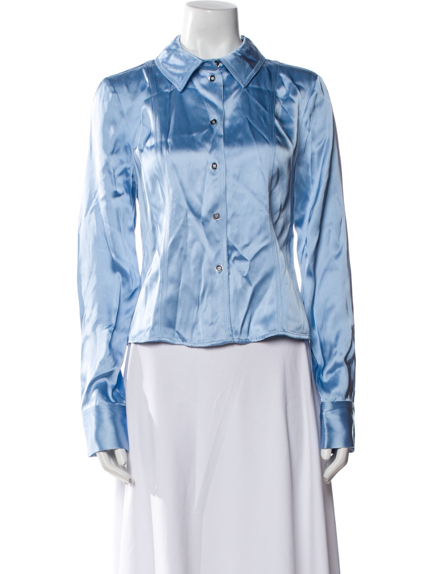 Stine Goya Long Sleeve Button-Up Top