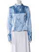 Stine Goya Long Sleeve Button-Up Top