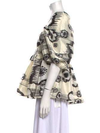 Stine Goya Printed Square Neckline Blouse