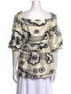 Stine Goya Printed Square Neckline Blouse