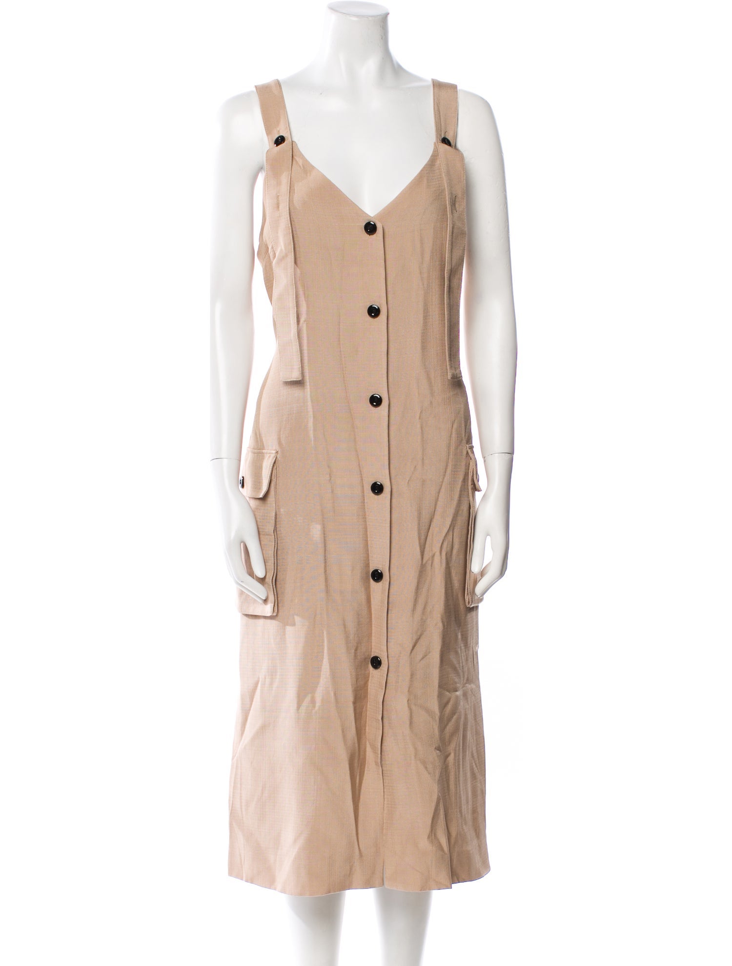 Stine Goya V-Neck Midi Length Dress