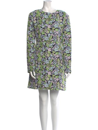 Stine Goya Floral Print Mini Dress