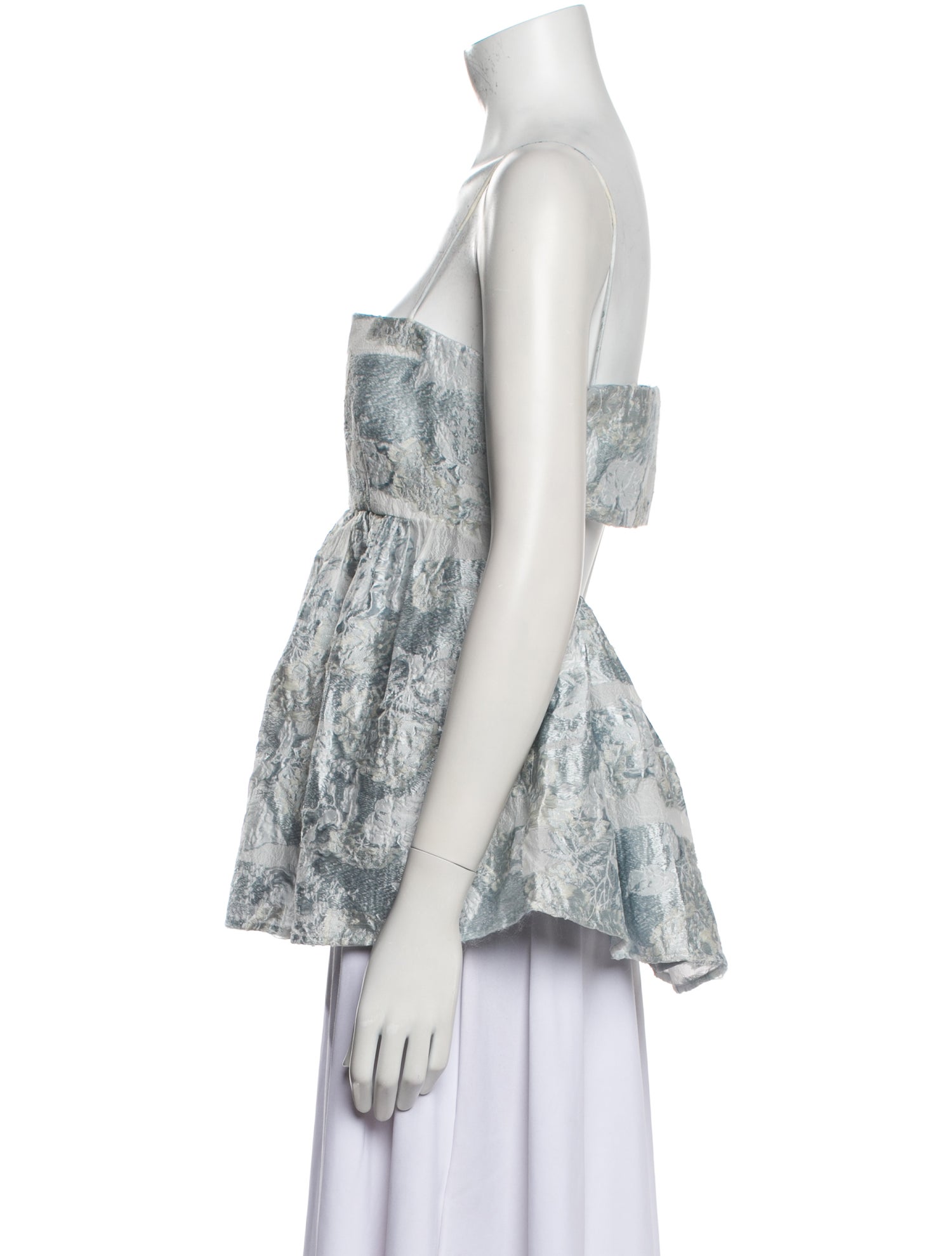 Stine Goya Printed Square Neckline Top