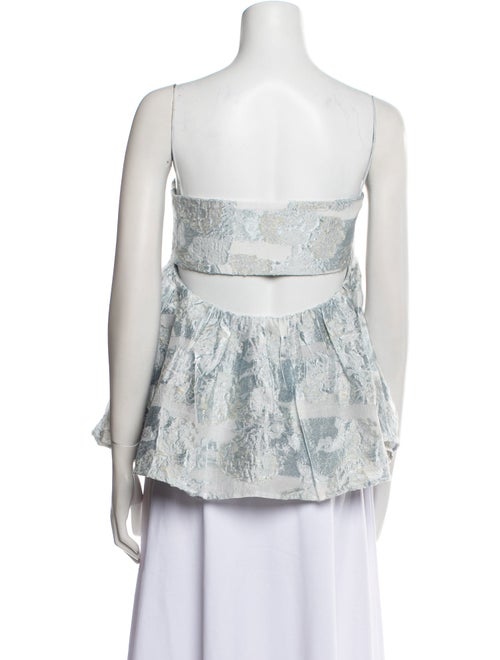 Stine Goya Printed Square Neckline Top