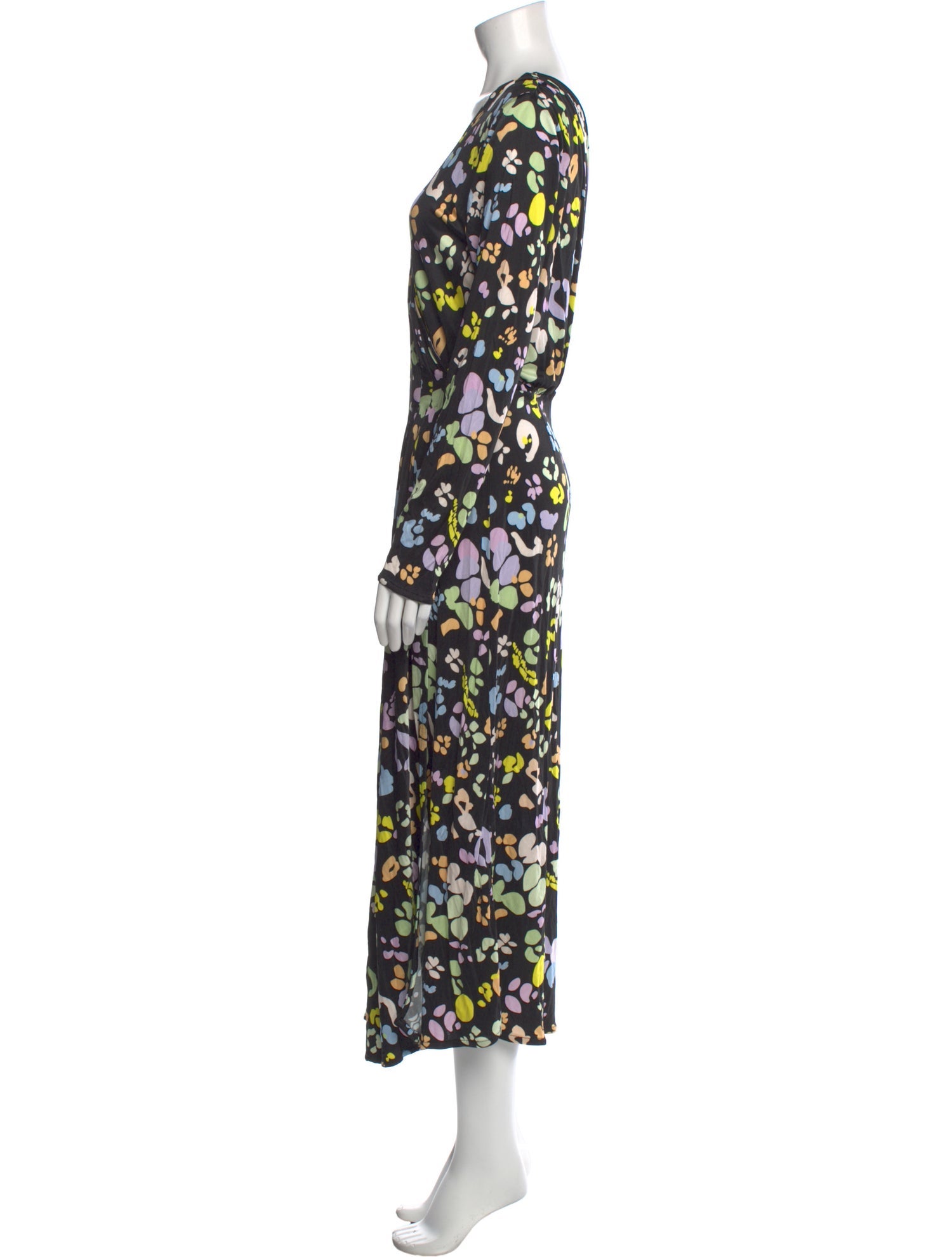 Stine Goya Floral Print Long Dress