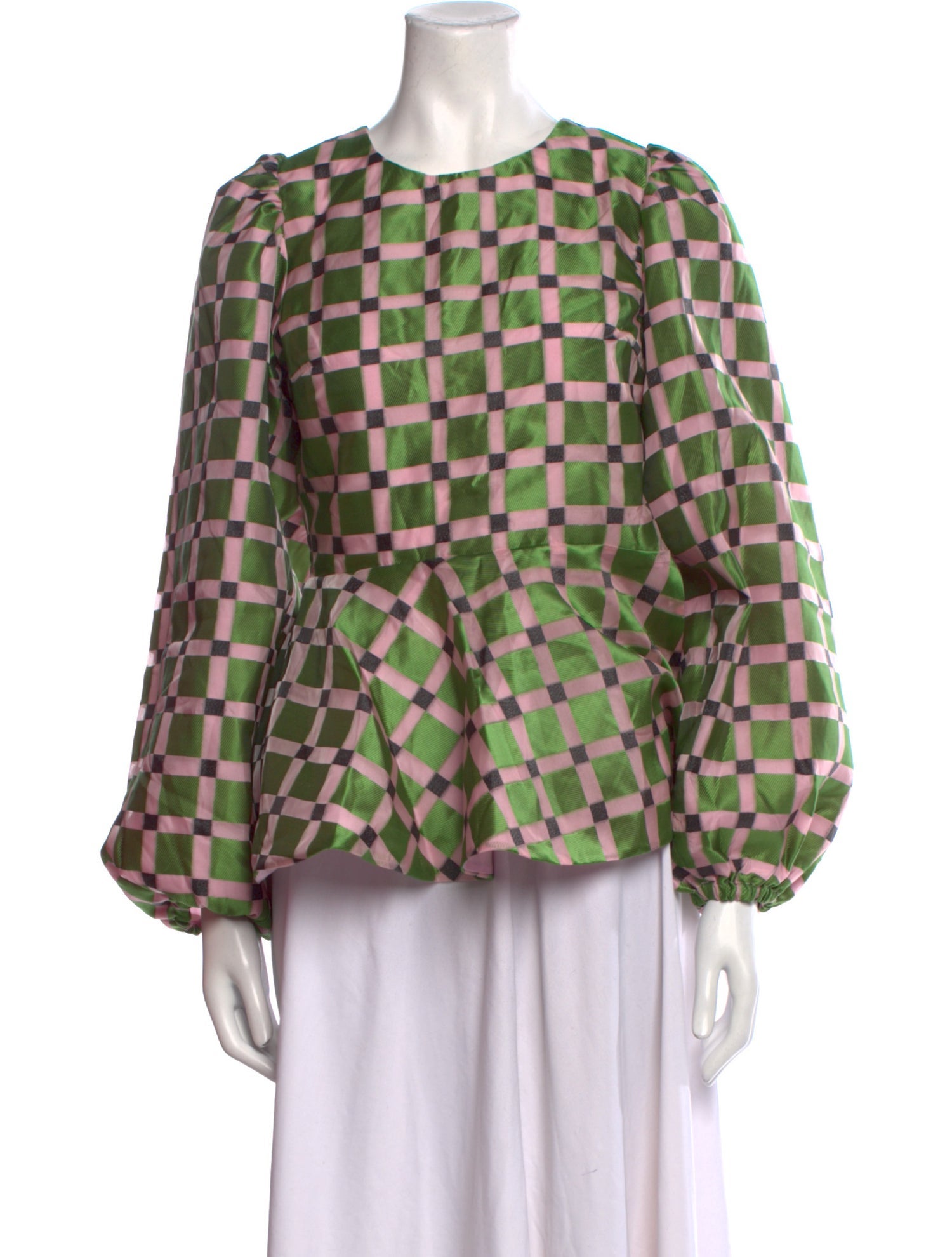 Stine Goya Printed Crew Neck Blouse