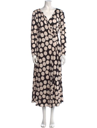 Stine Goya Polka Dot Print Long Dress