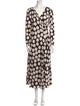 Stine Goya Polka Dot Print Long Dress