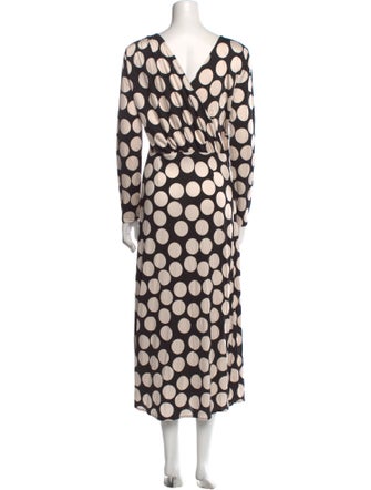 Stine Goya Polka Dot Print Long Dress
