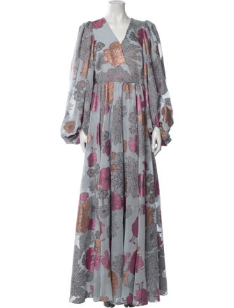 Stine Goya Floral Print Long Dress