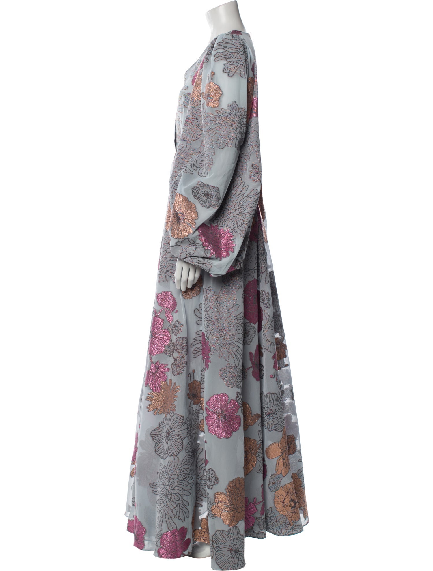 Stine Goya Floral Print Long Dress