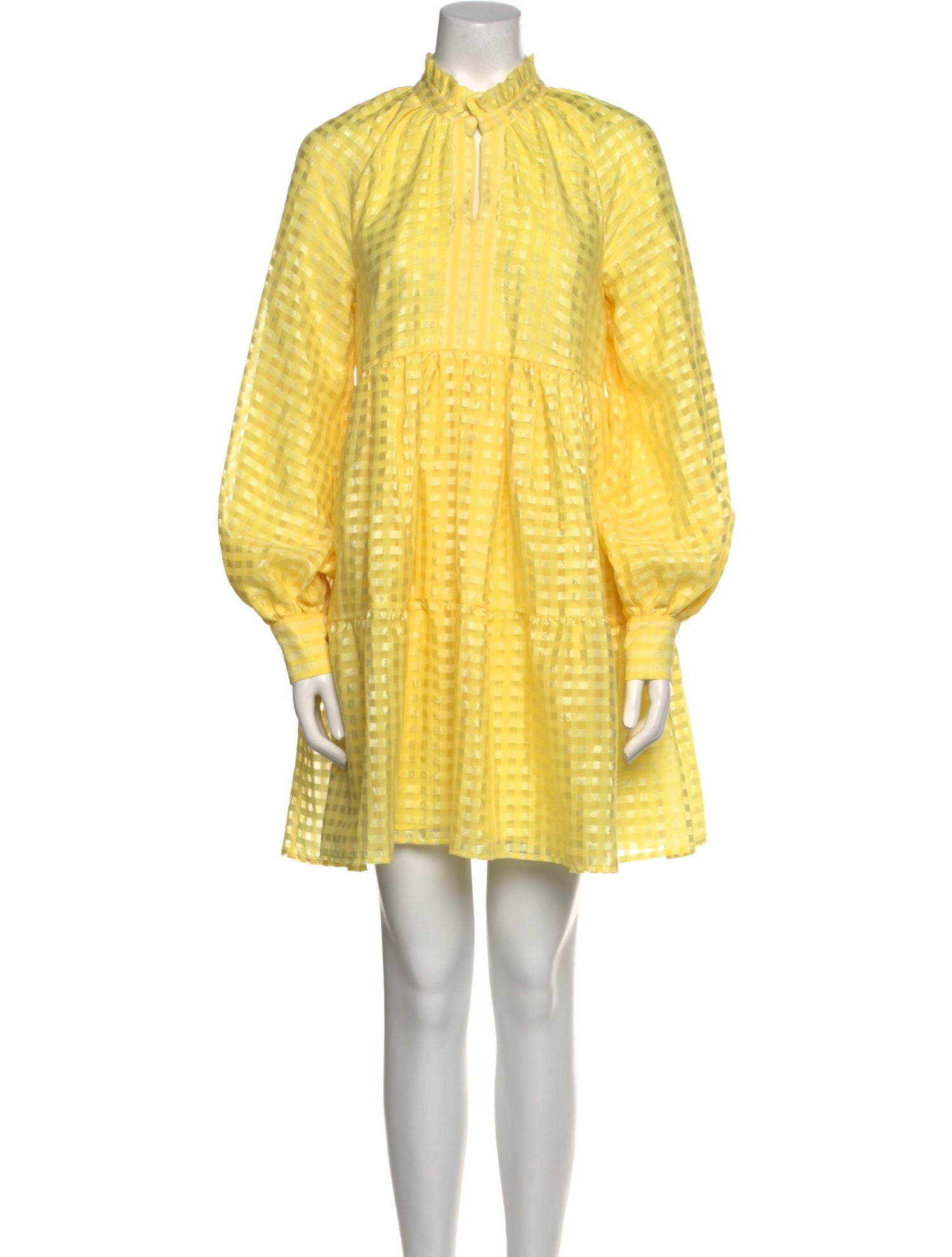 Stine Goya Mock Neck Mini Dress