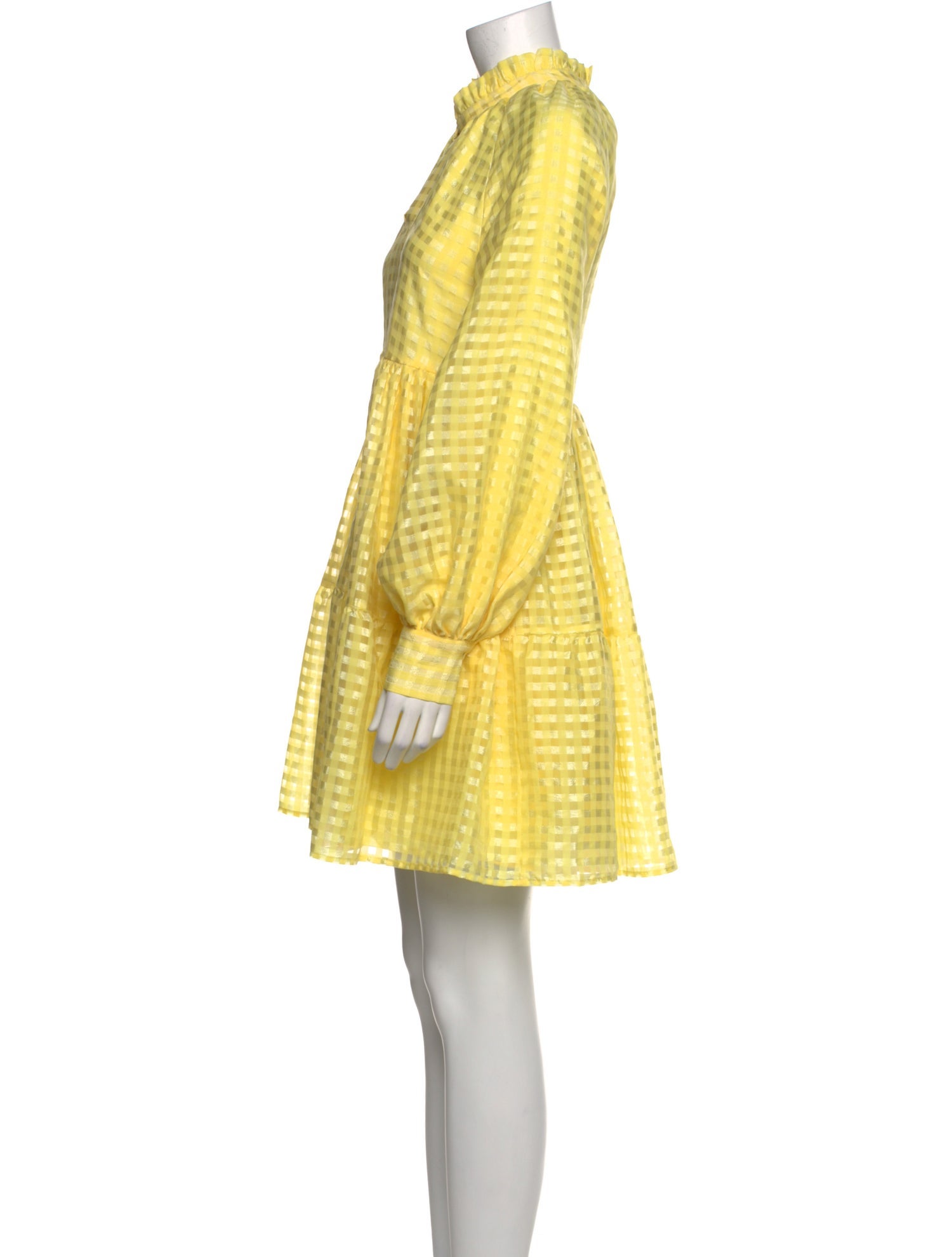 Stine Goya Mock Neck Mini Dress