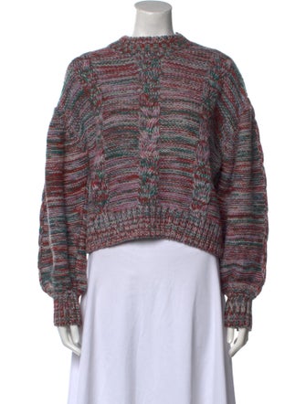 Stine Goya Striped Mock Neck Sweater