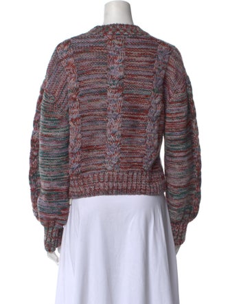 Stine Goya Striped Mock Neck Sweater