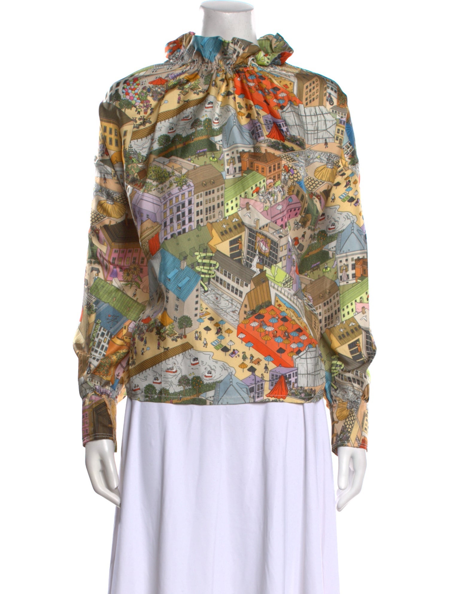 Stine Goya Silk Printed Blouse