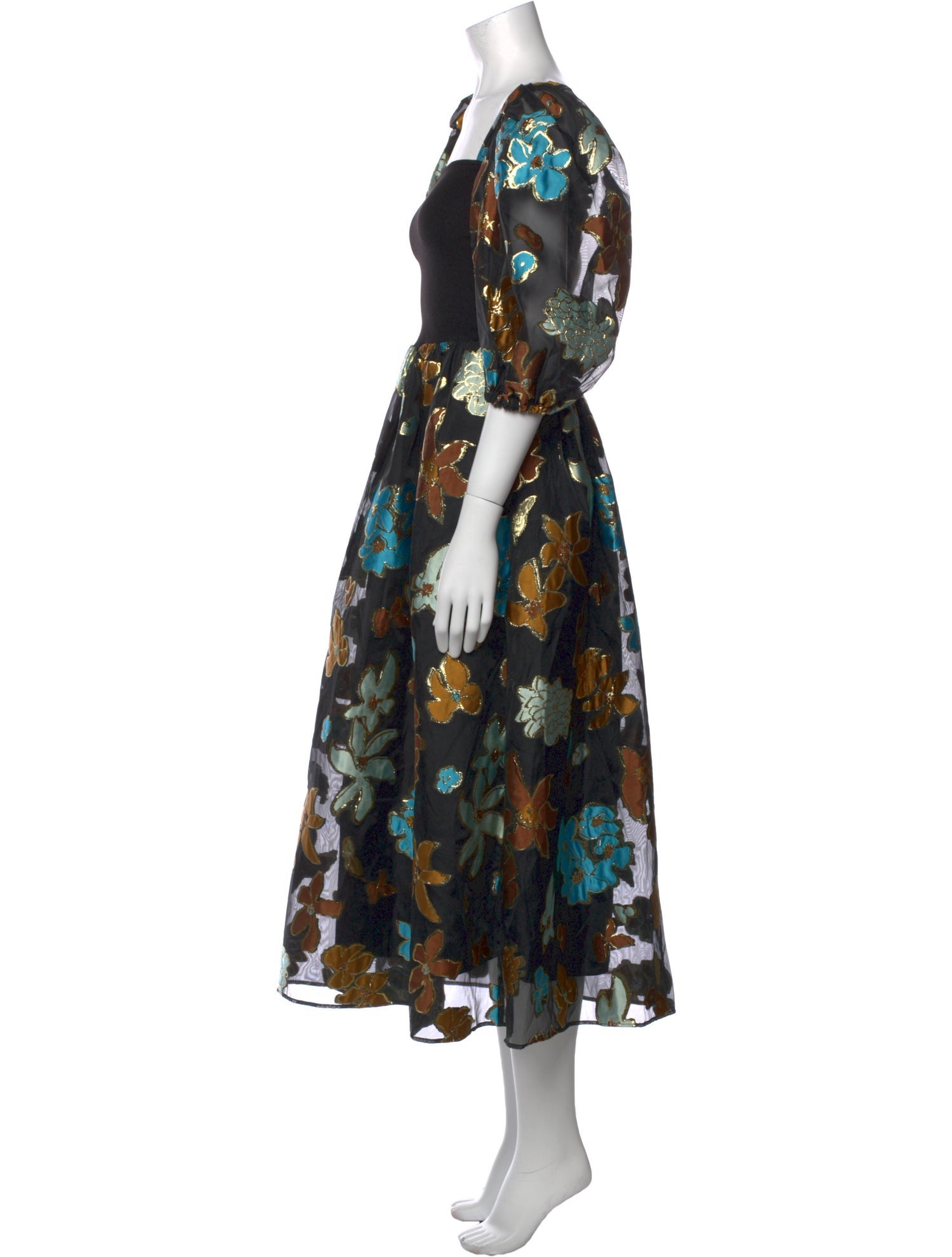 Stine Goya Floral Print Long Dress