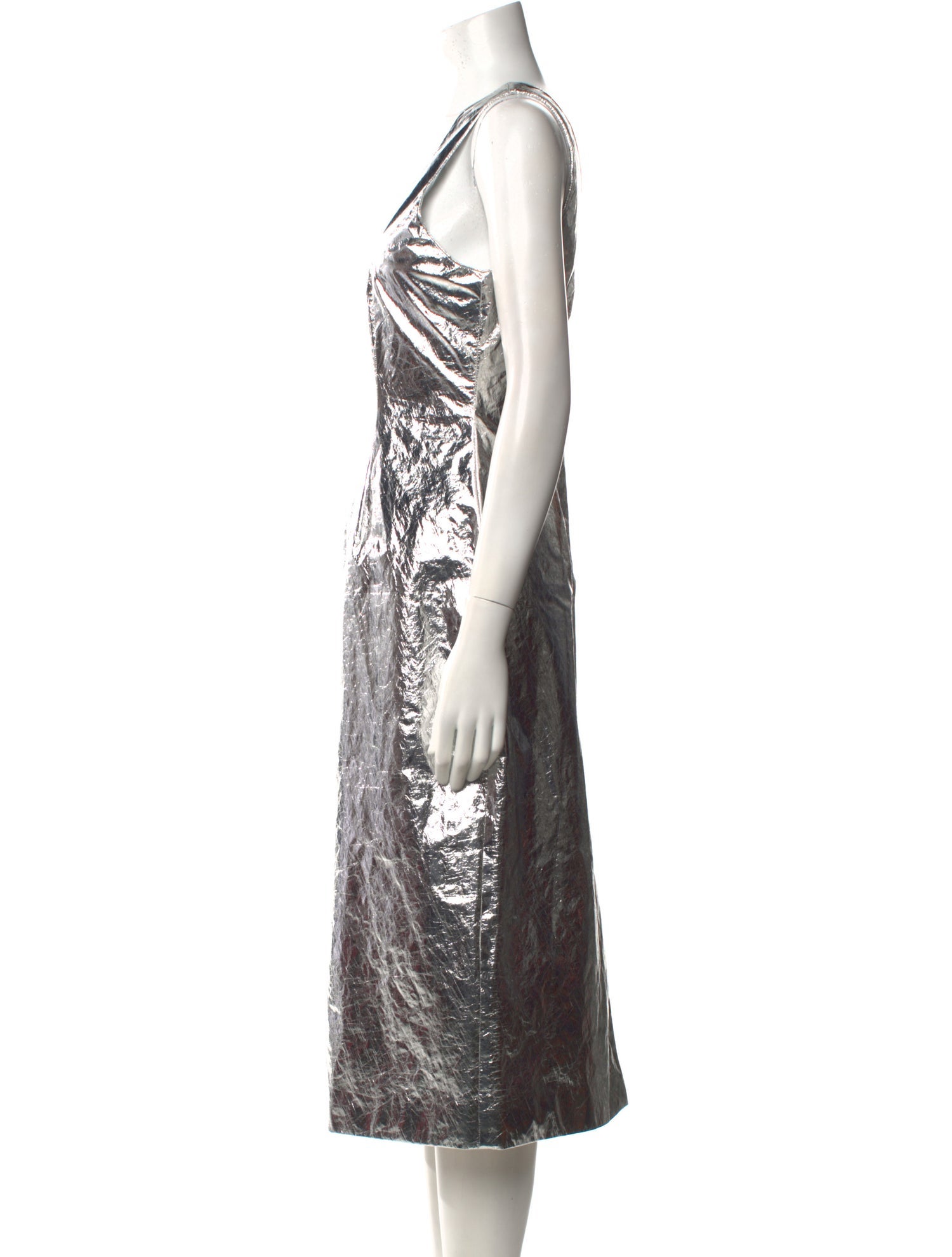 Stine Goya Scoop Neck Midi Length Dress