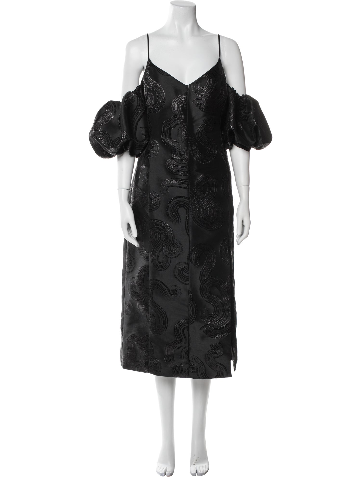 Stine Goya V-Neck Midi Length Dress