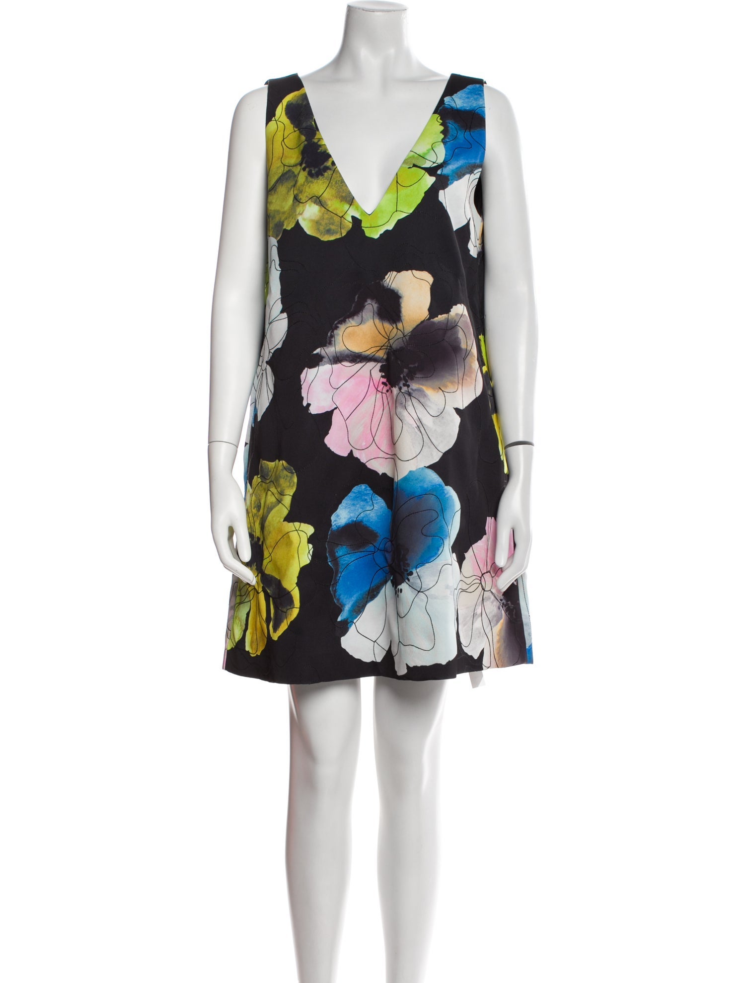 Stine Goya Floral Print Mini Dress